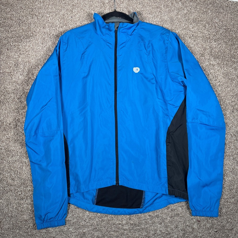 Pearl Izumi Women's Blue Cycling Windbreaker Jacket Lightweight‎ Full Zip